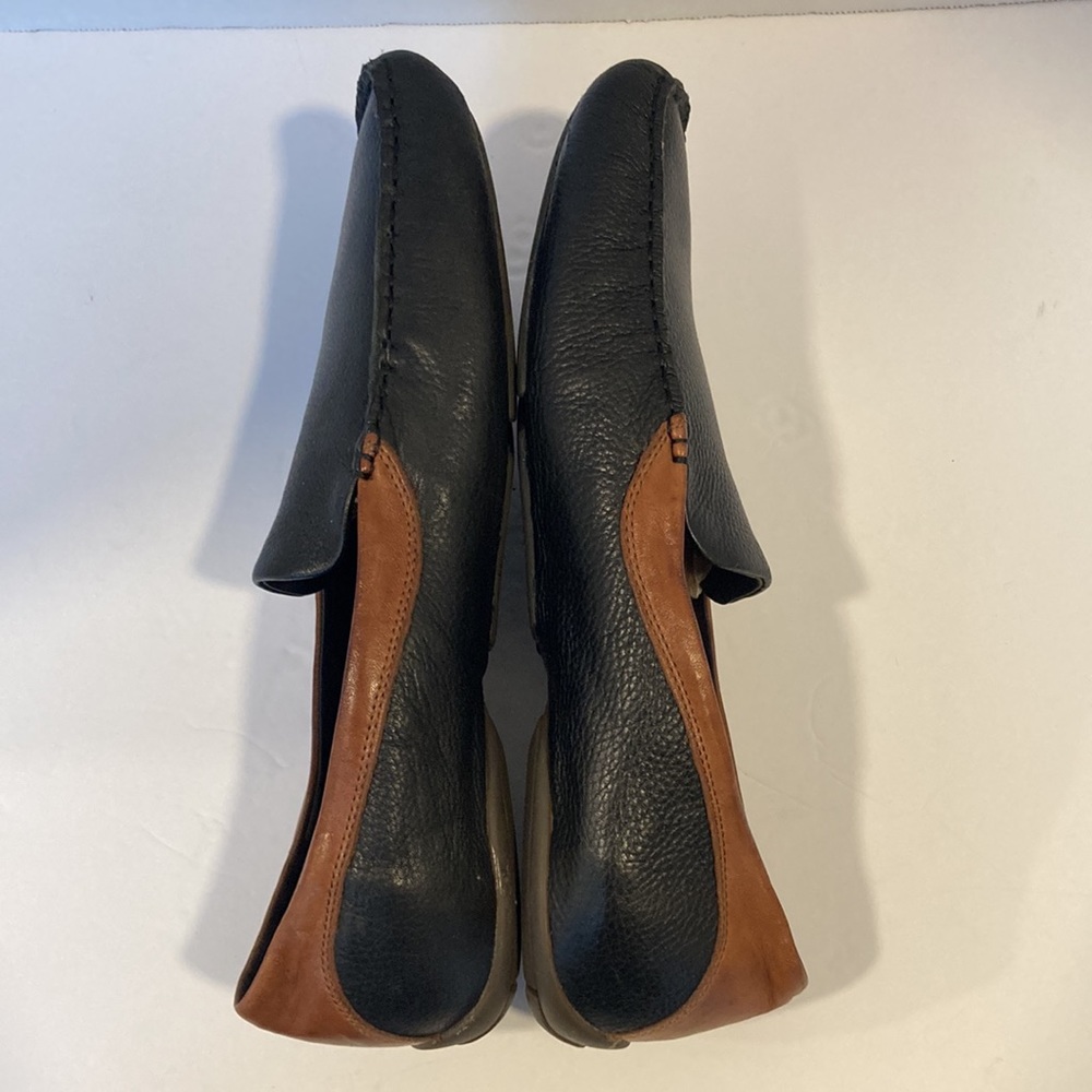 Auri Andreas Men's Black & Brown Hand Made Leather Loafers in Size 13 - Picture 4 of 8